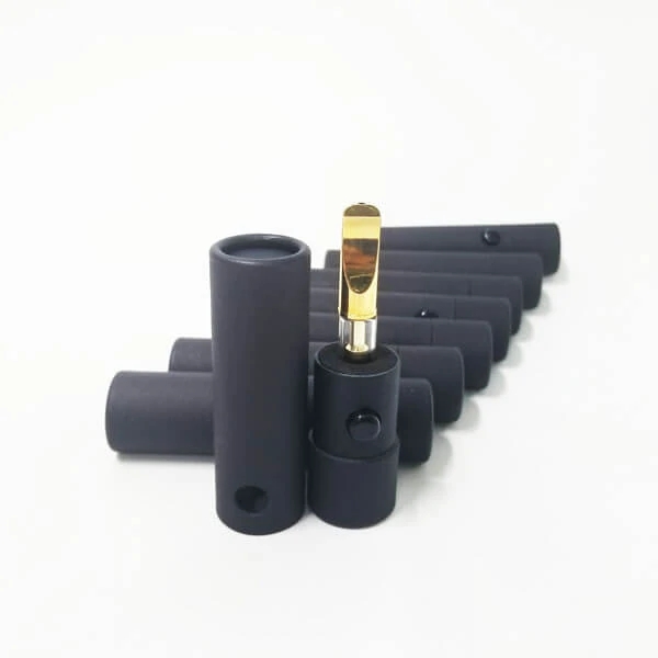

Round Cylinder box customized e cig carts 0.5ML 1ML package OEM LOGO COLORS boxes with childlock and eva foam insert cartridge vape packaging