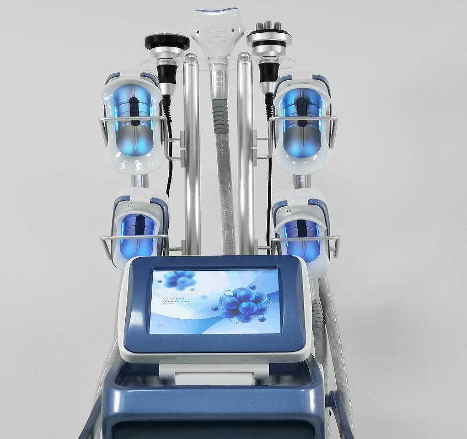 Directly result Cryo machine 5handles cryolipolysis working double chin removal weight reduce laser fat freezing shaping cavitation machine