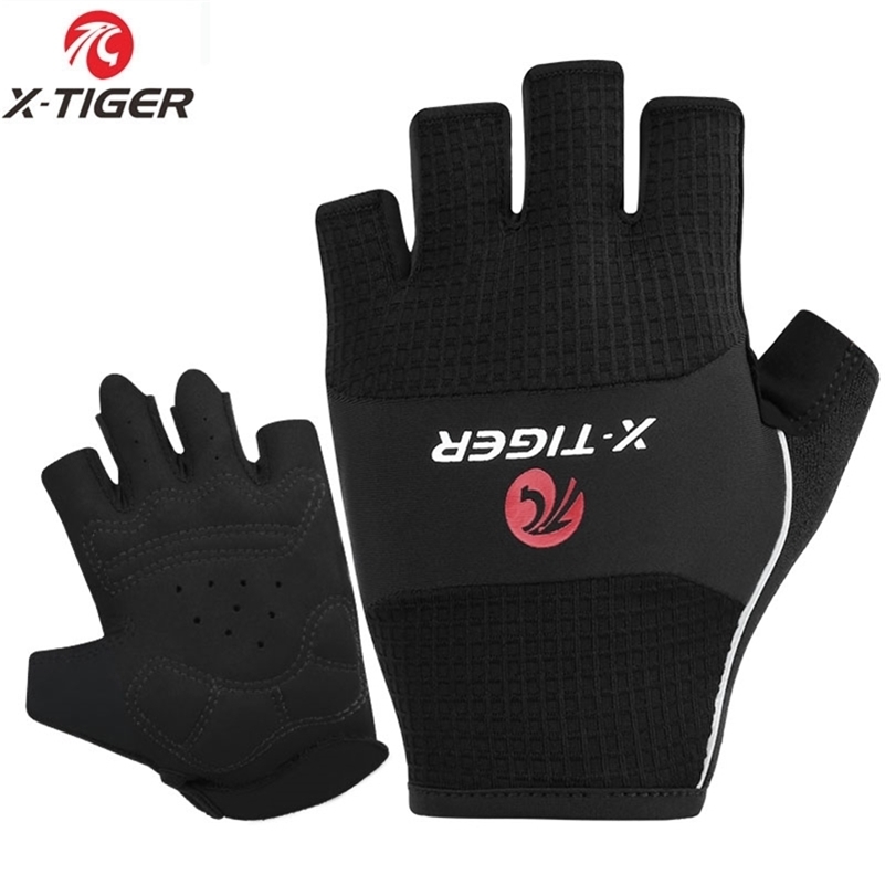 

X TIGER MTB Bike Bicycle Glove Anti slip Anti sweat Men Women Half Finger s Breathable Anti shock Sports 220812gxgx