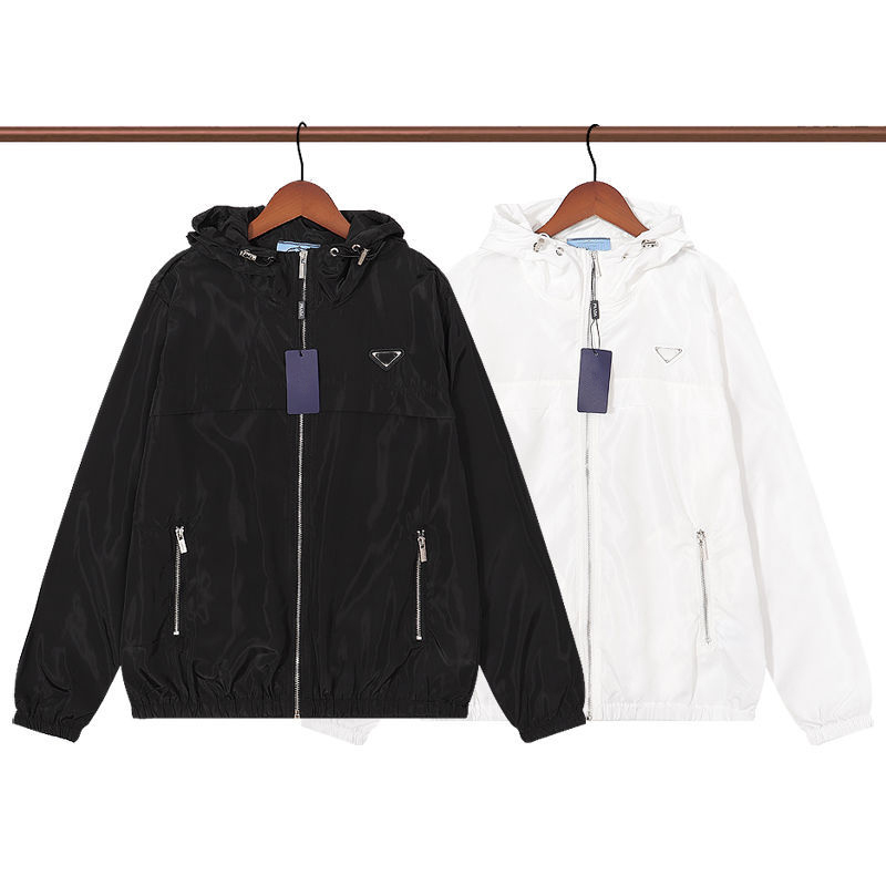 

Summer new PR jacket designer style triangle emblem high-end jacket for men and women with loose sun protection clothing