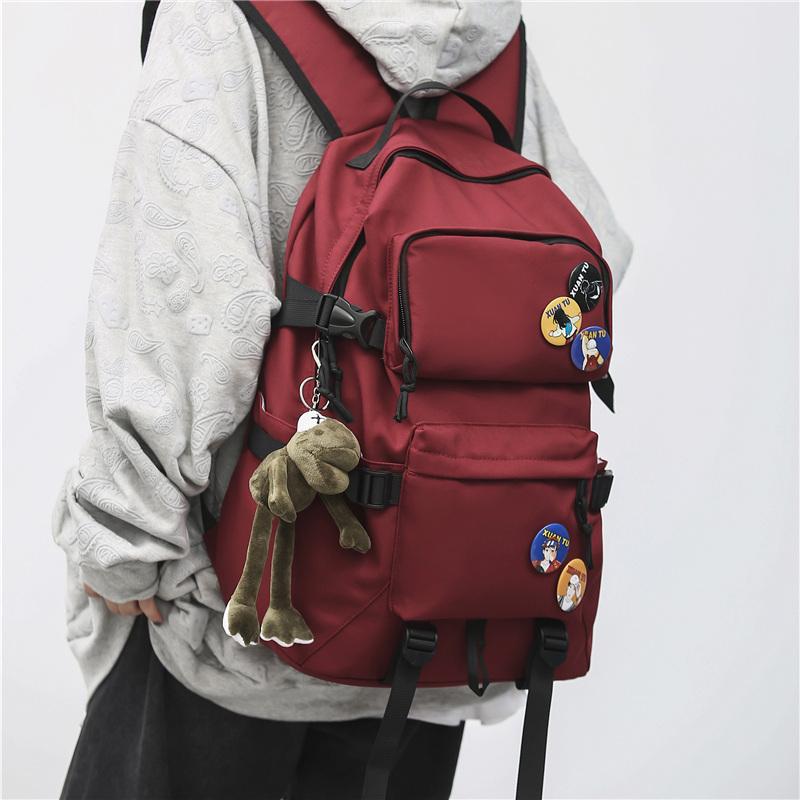 

Backpack Tiptoegirls High Capacity Women Nylon School Bag Multiple Pockets Travel Female Laptop Unisex 2022, Black