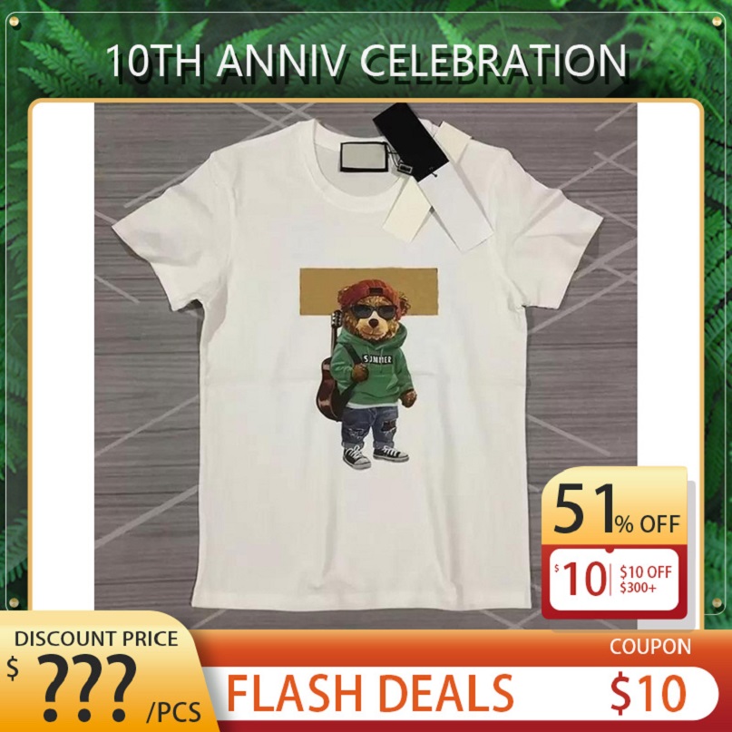 

100% cotton Luxury designer t shirt Luxury Brand Clothing European American trend high-quality Men T-shirt Cool Printed Hip Hop Summer Short Sleeve Tees Tops, Customize