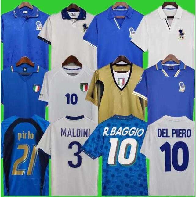 

1982 ItalyS Retro soccer Jersey 1990 1996 1998 2000 HOME FOOTBALL 1994 Maldini Baggio Donadoni Schillaci Totti Del Piero 2006 Pirlo Inzaghi, 1996 away jersey