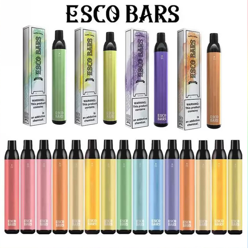 

ESCO BARS 2500 Puffs Disposable Pod Vape By Pastel Cartel e cigarette Pre-filled 6ml pod device 5% Strength 1000mah Battery