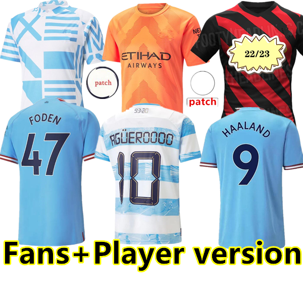 

22 23 Manchester GREALISH SOCCER JERSEYS DE BRUYNE FODEN Champion gk MEN kids kit City TERLING MANS CITIES MAHREZ G.JESUS player training football shirts sets uniform, 22/23 home