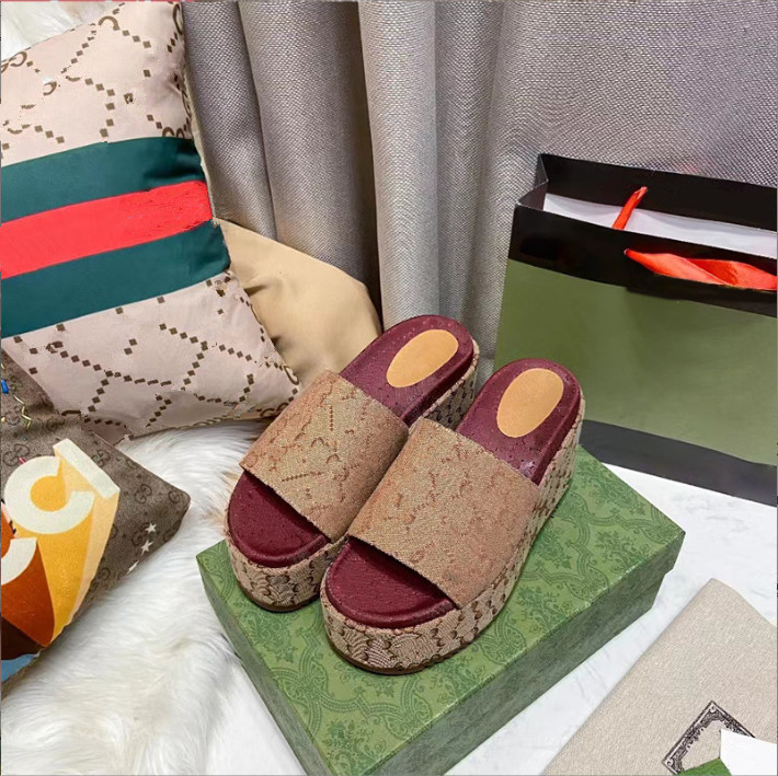 

2022 Summer slipper Slip on Women Wedges Sandals Platform High Heels Fashion Open Toe Ladies Casual Shoes Comfortable slipper size 35 - 43, 01