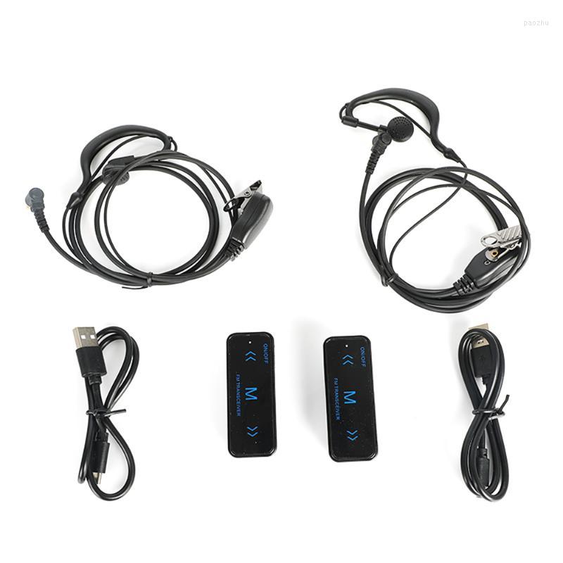

Walkie Talkie Mini Business Two-Way Radio Portable Interphone With USB Power Supply & Earpieces For El Mall 2PCS/setWalkie