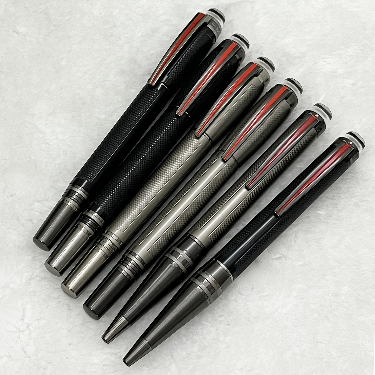 

GIFTPEN Urban Speed Ballpoint Pens Luxury Black Resin Rollerball Pen PVD-Coated Fittings For Writing Office Stationery Gift