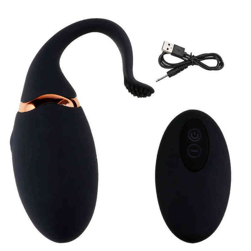 

NXY Vibrators Vibrador de punto G 10 velocidas para mujer huevo vibrador Ben Wa Bola Kegel ejercicio Vaginal Control remoto bala juguete 0408