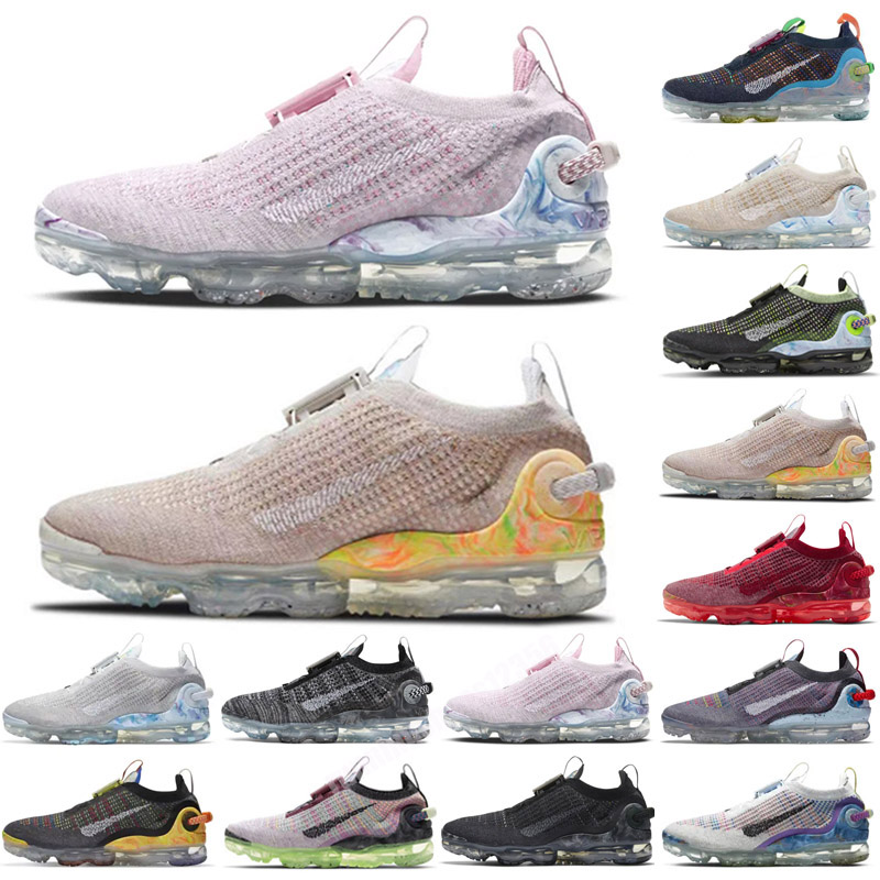 

2020 FK Vapores Triple Black Anthracite running shoes Oreo Obsidian men women trainer Metallic Silver Grey Neon pink volt Bold Blue Oatmeal Light Dew sneakers, Color 12