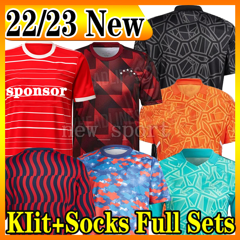 

22 23 DAVIES soccer jerseys LEWANDOWSKI SANE KIMMICH COMAN MULLER football shirtS Men AND Kids sets kit 2022 2023 top thailand quality uniform Men S-XXL, No more red