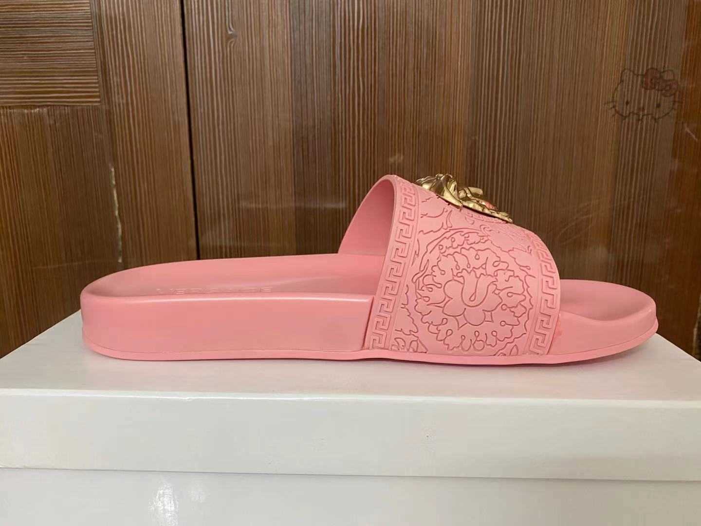 

Designer-Color Paris Luxury Designer Sliders Mens Womens Summer Sandals Beach Slide Slippers Ladies Flip Flops Loafers Sky Blue Chaussures, 24