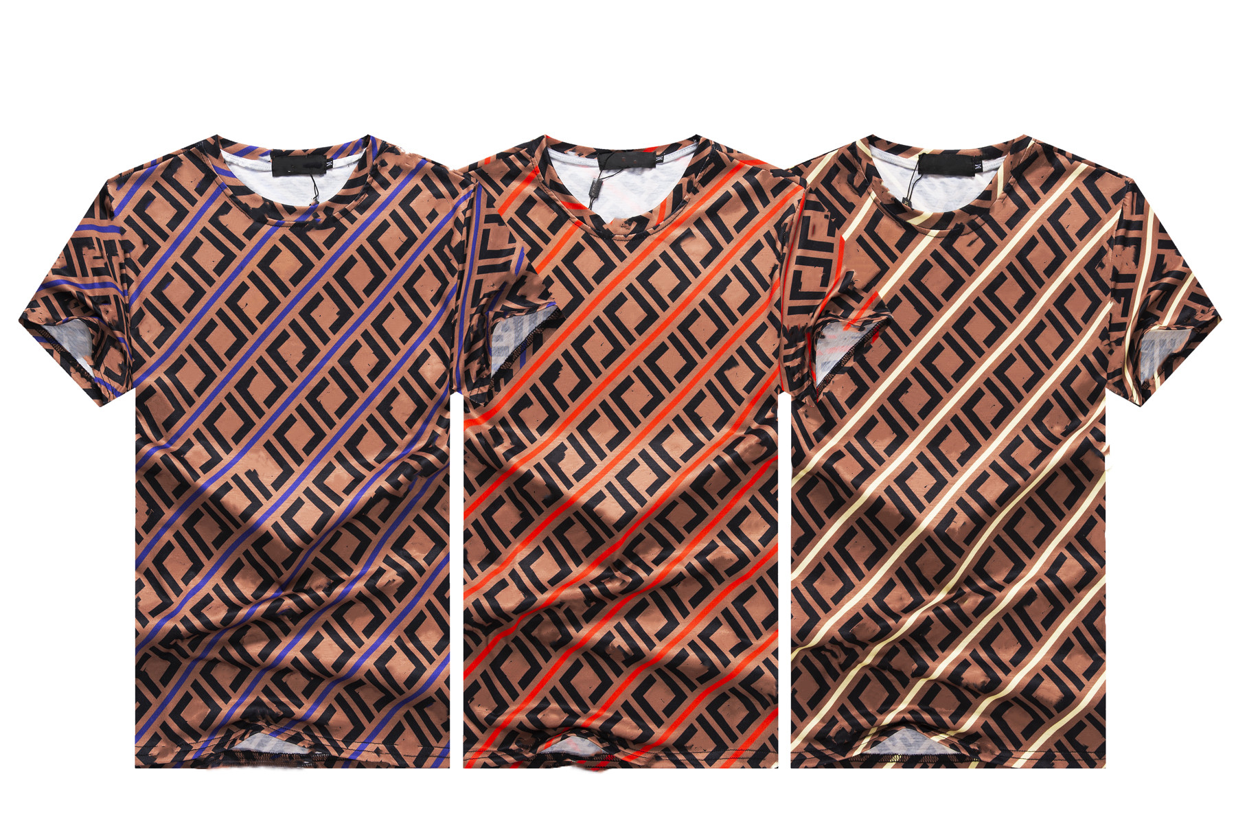 T-shirt Hommes Summer Designer Quality Coton Revers Collier de mode européen et américain Loisirs Loisirs à manches courtes Asiatique taille M-3X