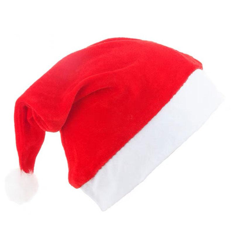 

Caps & Hats Baby Hat Kids Christmas Santa Claus Snowman Snowflakes Parent-child For Children Year Gifts ChristmasCaps, A red
