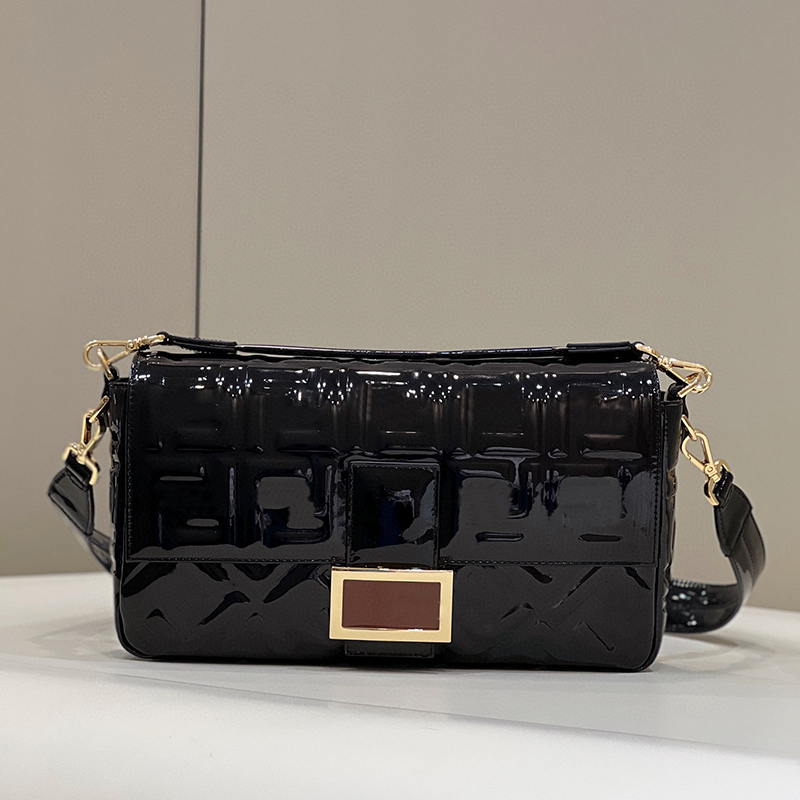 

AAAAA F Pruses Wallet Card Holder Bags Patent Leather Handbags Designer Luxury bags Woman Lady High Quality Classic Shoulder Crossbody Fashion Wholesale New Style, Moistureproof beads