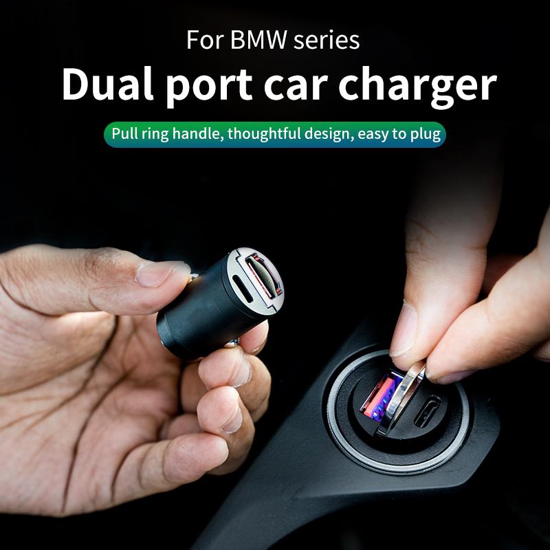 

Car Organizer Cigarette Lighter Splitter For Series F10 F11 G30 G31 G20 F30 F31 F34 X1 X3 X4 X5 X6 E60 E90 E91 92 E93 Type-C USB