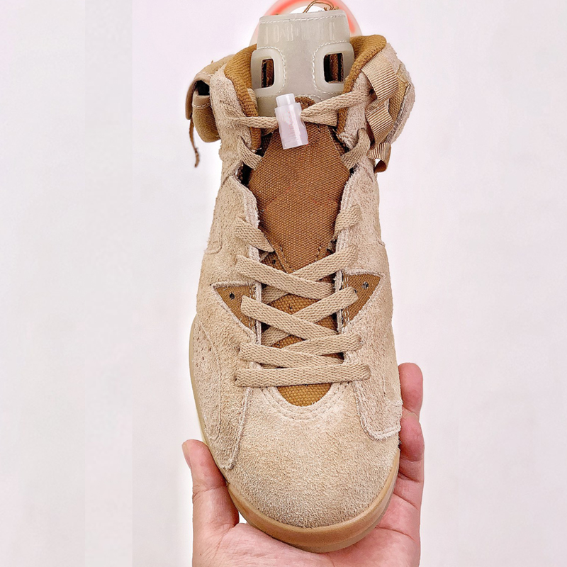 

Men 6s Basketball Shoes British Khaki Luminous Jumpmans Travi Boys Sneakers, ##
