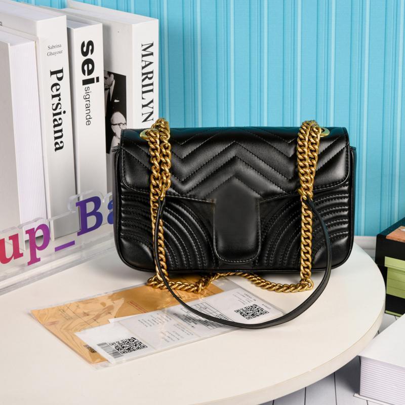 

2022 Designer Bags Women Fashion Chain Heart Shoulder Bag handbag Luxury Lady Genuine Leather Banquet Black White Messenger Crossbody Bag, 01