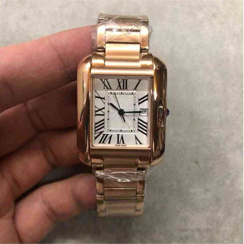 

Tank Cart fashion women's watch s men's tank W5310002 41MM 24K rose gold 3A automatic machinery2326