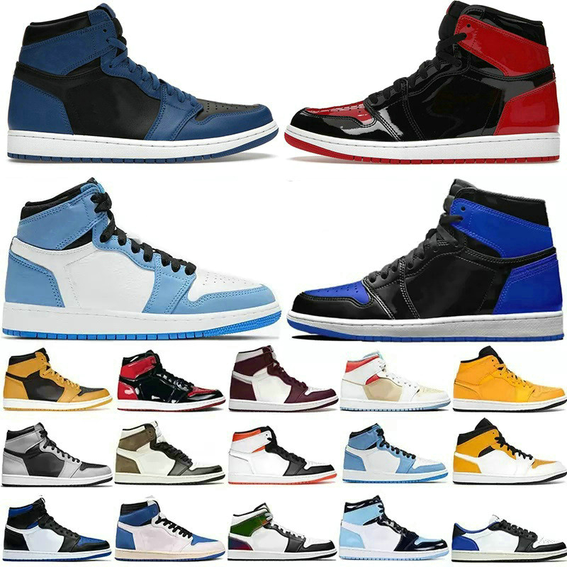 

wmns basketbal shoes 1 1s Sneakers Patent Bred Banned Royal Hyper Black Toe University Blue Rebellionaire Brotherhood Obsidian 85 Georgetown Shattered Backboard, 1s unc to chi