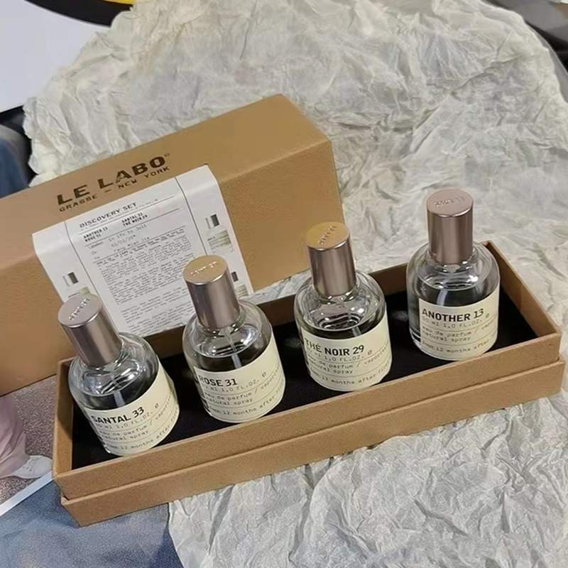

All match man woman Le Labo Discovery Set 30ml 4pcs Perfume Gift Set Santal 33 Rose 31 The Noir 29 Another 13 Eau De Parfum Lasting fragrance