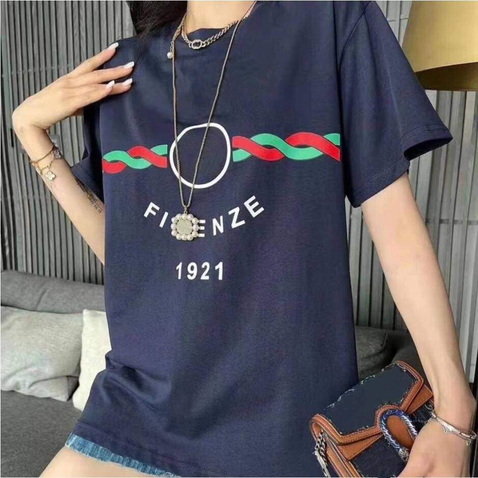 short sleeve Brand designer High-quality men's T-shirts women's tops 2022 summer high-end letter printing ins trend men and women the s