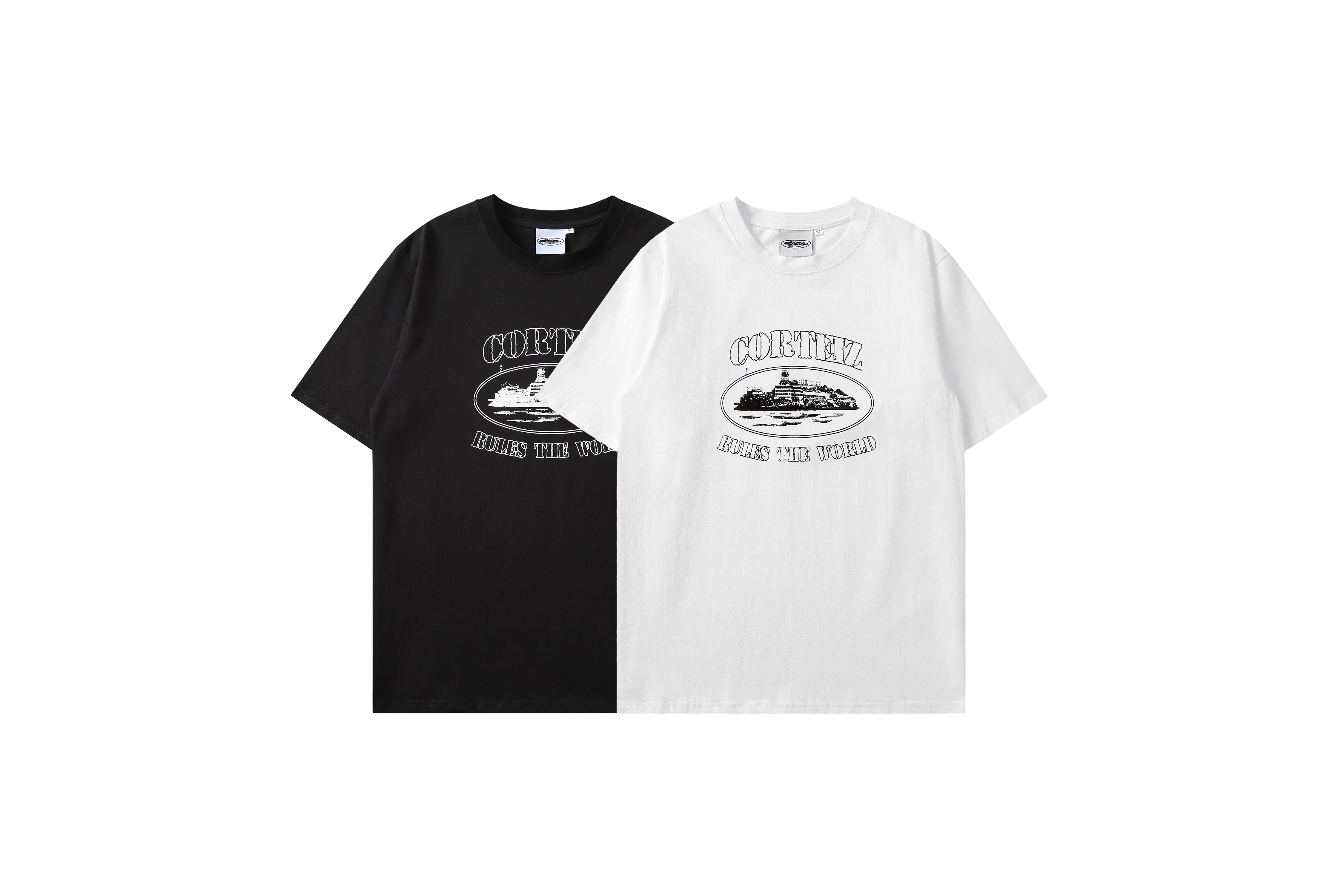 Designer brand Corteiz Mens T Shirts Round Neck t shirt Tee Printed men short sleeve Cotton black white Breathable Casual Loose High Street Tops