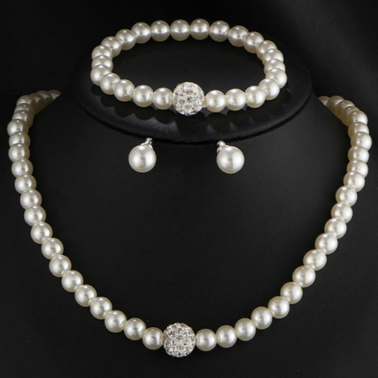 

Jewelry Bride Necklace Jewelry Set Wis Pearl Light Luxury High Gift