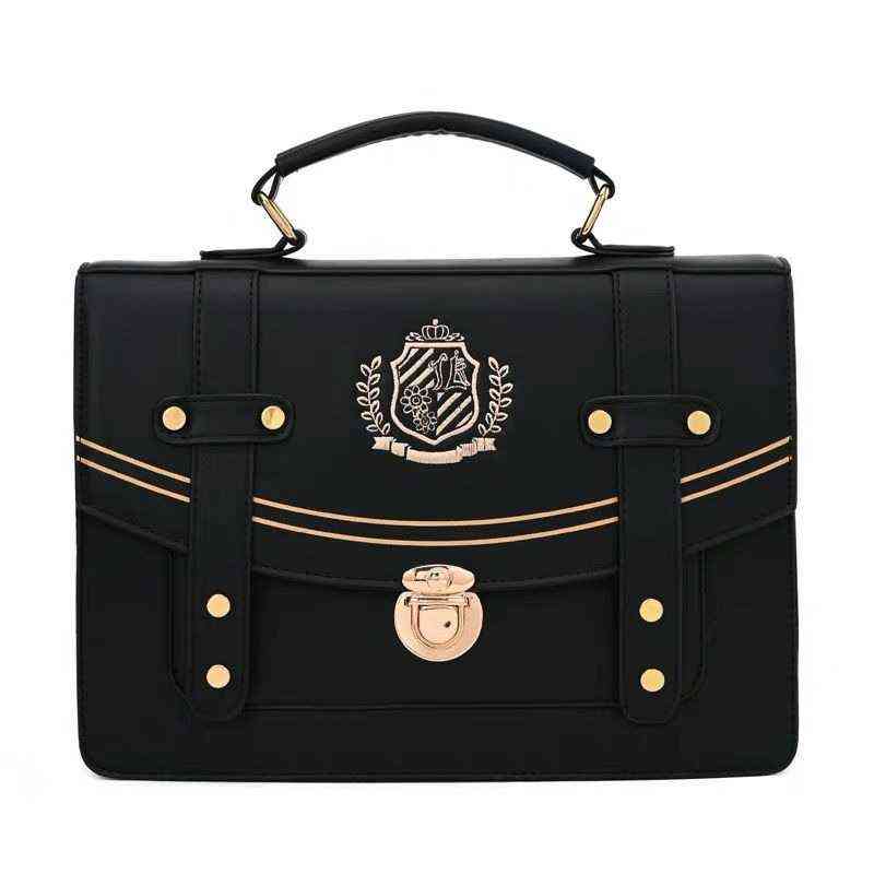 

Evening Bags Xiuya 2022 New Japanese Preppy Style Jk Uniform Girls School for Women Messenger Shoulder Female Satchel Backpack 220608, Black