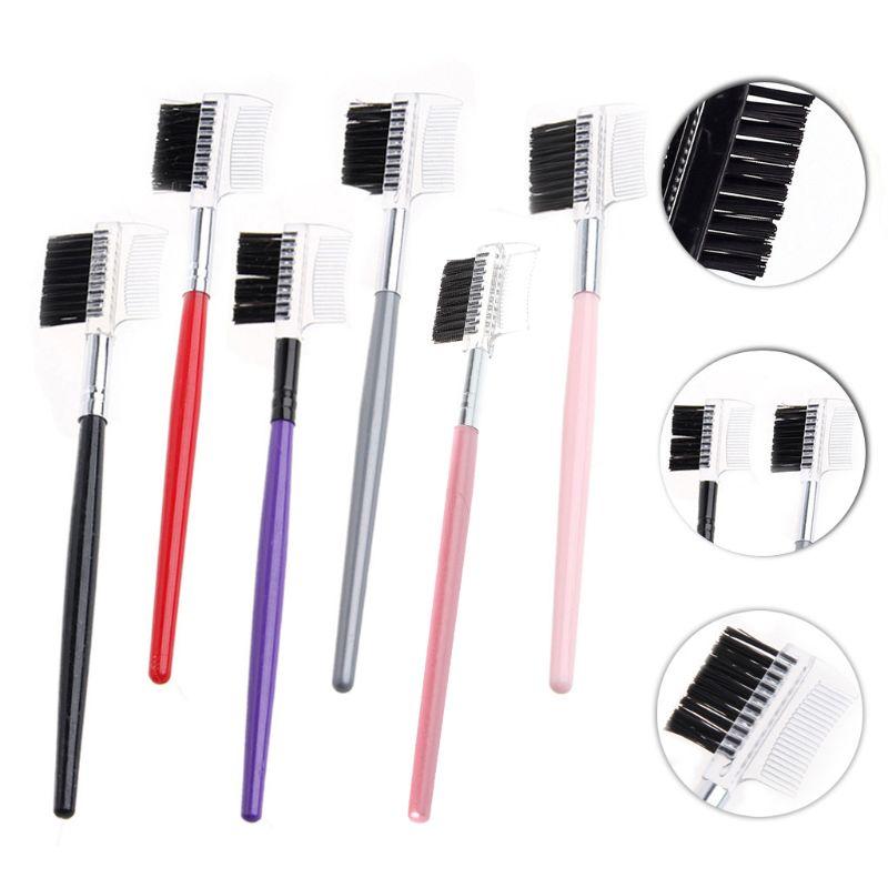 

Makeup Brushes In 1 Comb Brush Lash Eyebrow Cosmetic Eyelash ExtensionMakeup