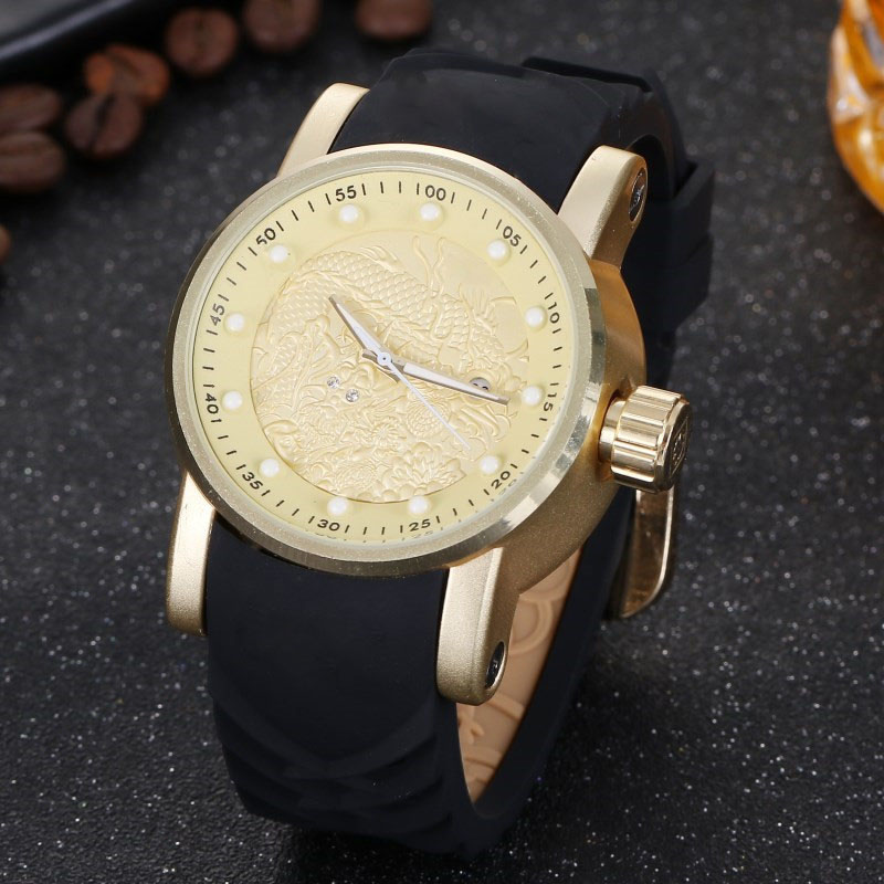 

Invincible Black S1 Rally Mens Quartz Wirstwatch 48mm Undefeated Luxury Watch Invicto Relógio Masculino For Dropshipping, Ivt400-1