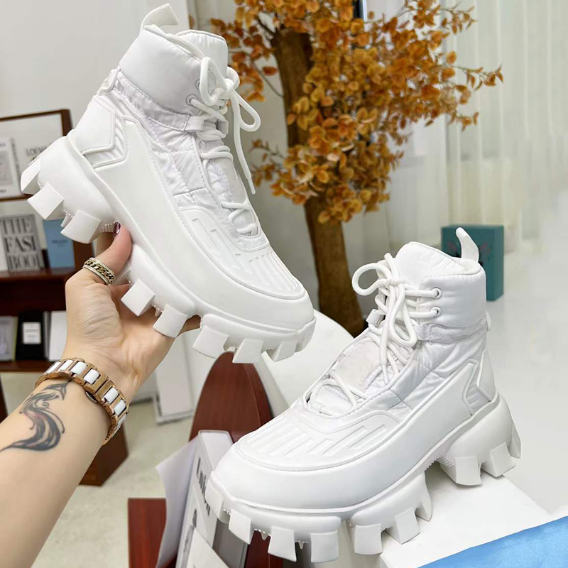 

Fashion Platform shoes Cloudbust Thunder Sneakers for Men Women High Top Technical Fabric Lace-up Rubber Trainers 3D eyestay Lightweight Sneaker men shoes NO338, Color 3