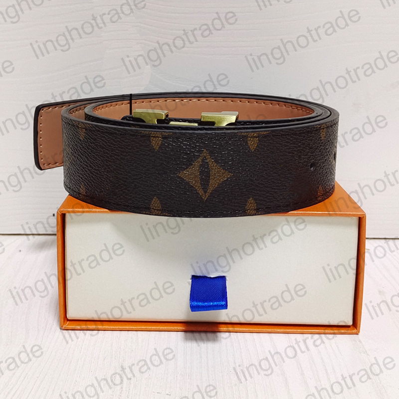 

Designer Belt Men Women Belt Fashion Belts Gold Silver Black Buckle Real leather Classical Strap ceinture 3.8cm Width With Box Packing, Belt and box