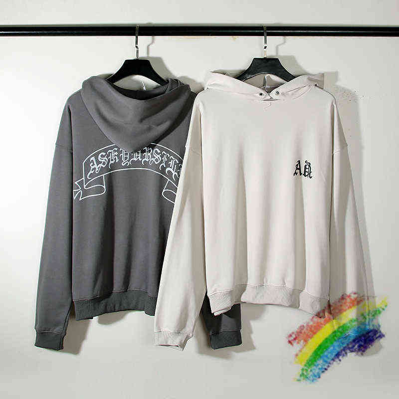 

2022ss Askyrself Hoodie Men Women Concerned Scratched Letters Print Los Angeles Limited Sweater Terry Hooded Sweatshirts T220721