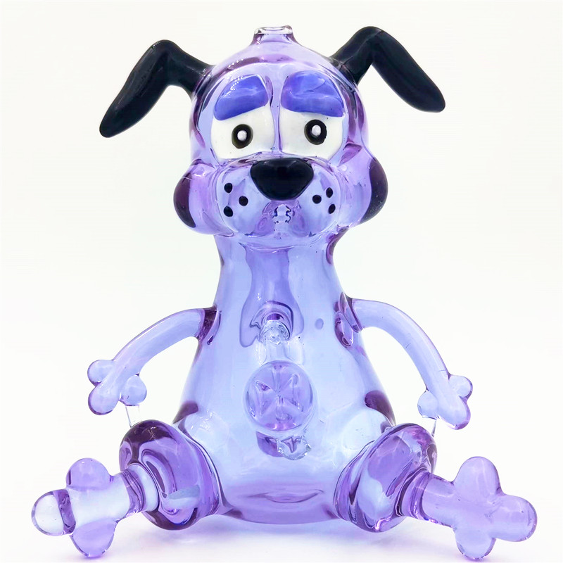 

Glass Water Bong Petty Intersting Dog Shape Bong Hookah Dab Rig Beaker Bongs Bubbler Pipe