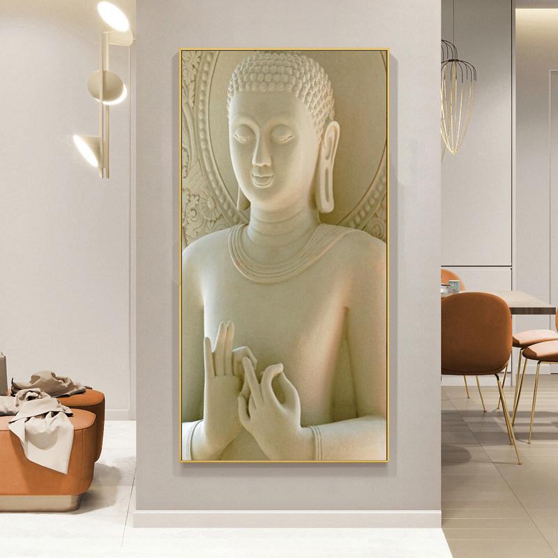 

Paintings Modern Statue ZEN Canvas Painting Art Posters And Prints On Wall Abstract Buddha Picture For Living Room Home Decor