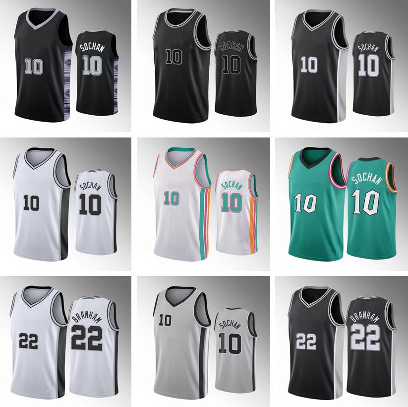

Basketball Jersey Jeremy Sochan #10 Malaki Branham 2022-23 new season Men Youth city jerseys in stock, With logo