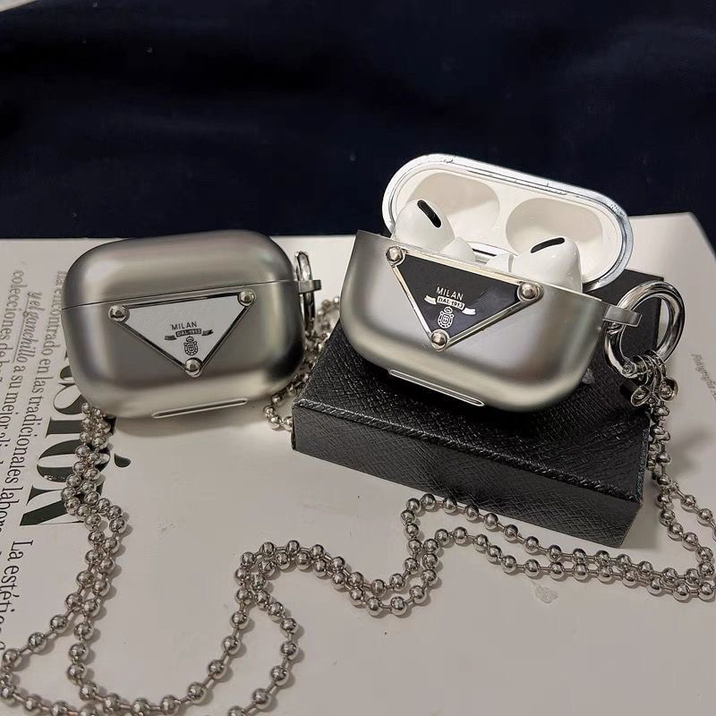 

Brands Designer Earphone Case Airpods Pro Protective Cover Bluetooth Headset Universal Headphone Bag Air Pods Cover Apple With Chain