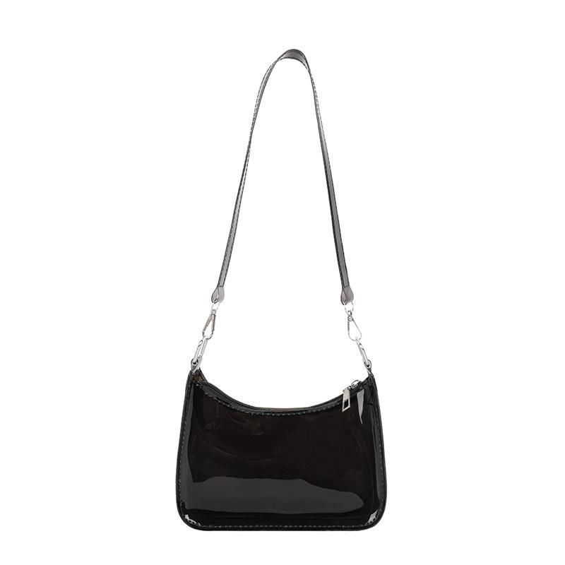 

Evening Bags Bag Women 2022 Summer Transparent Women's Trendy Fashion Underarm Small Fresh Messenger BagEvening, Black
