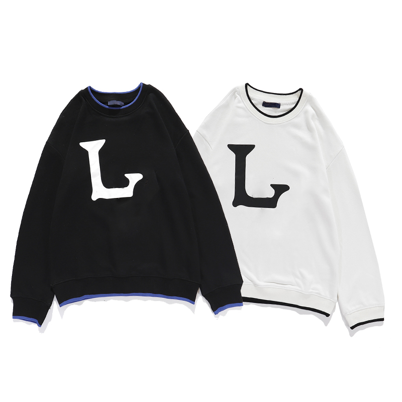 

Wholesale-Couple Hoodies Fashion Casual Long Sleeves Printed Men And Women Crewneck Pullover Couples Lovers Sweatshirts