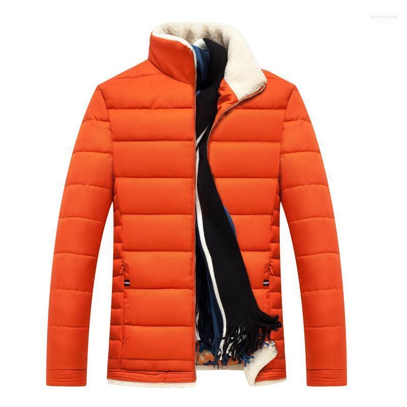 

Men's Down & Parkas Casual Mens Cotton Jackets Autumn Winter Jacket Men Lightweight Overcoats Kare22, Burgundy