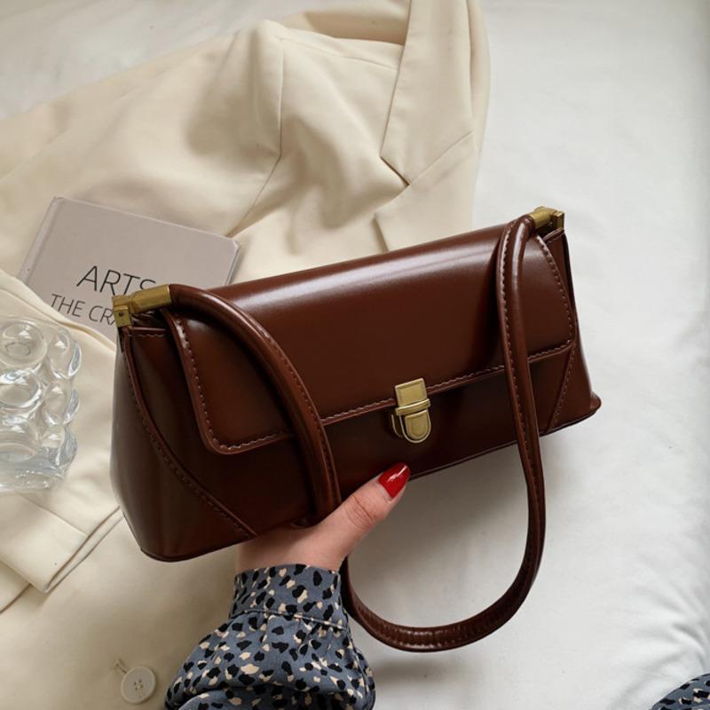 

Evening Bags Bag Female 2022 Spring Fashion Trend Shoulder Solid Color All-match Flap For WomenEvening, Beige