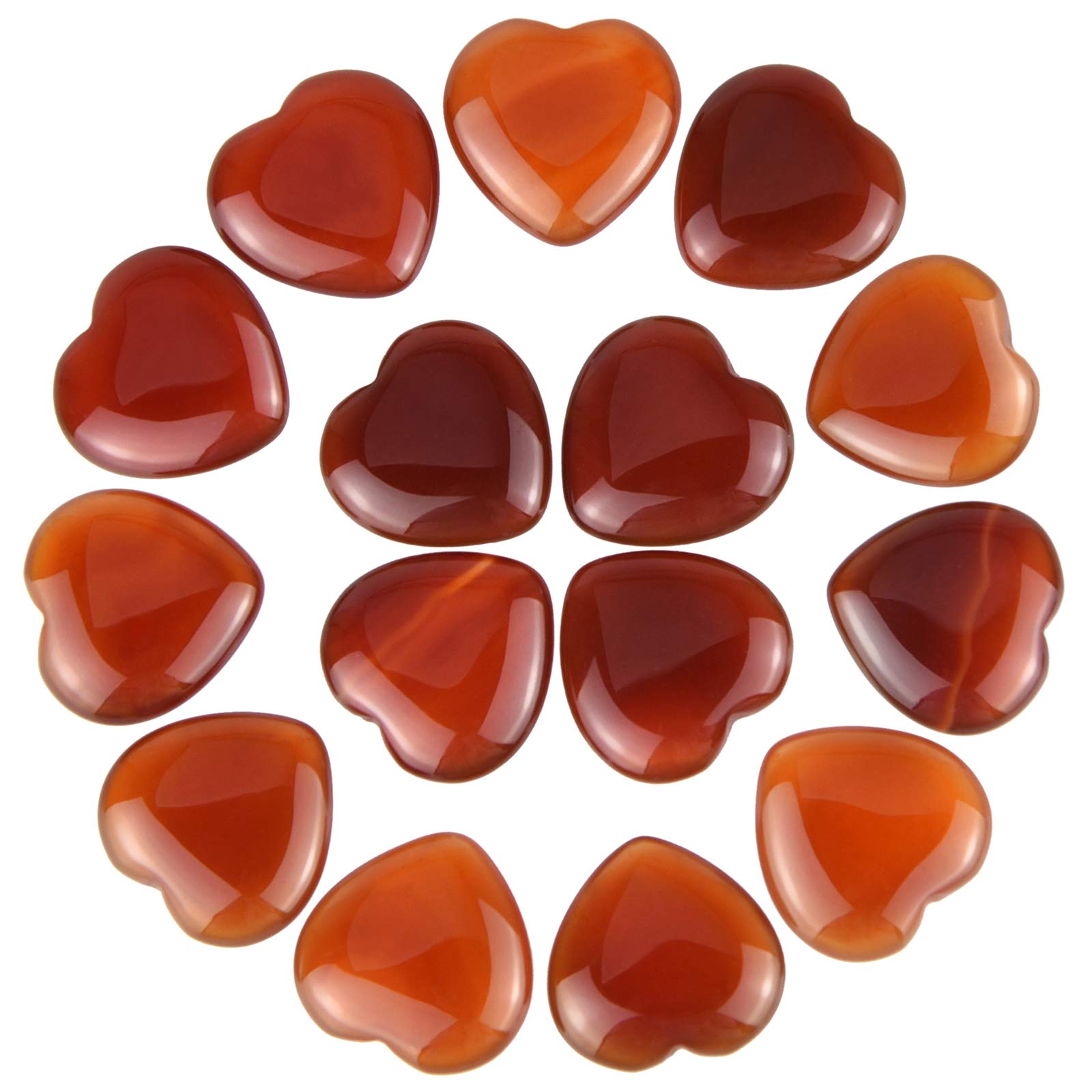 

Pendant Necklaces Marrywindix 0.8 Inch Healing Crystal Natural Red Agate Heart Love Carved Palm Worry Stone Chakra Reiki Ncing ammqQ