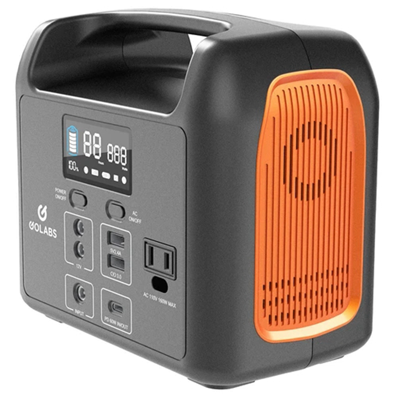 

R150 Portable Power Station 204Wh LiFePO4 Battery for Outdoors Camping Fishing Hiking Emergency Home - Orange