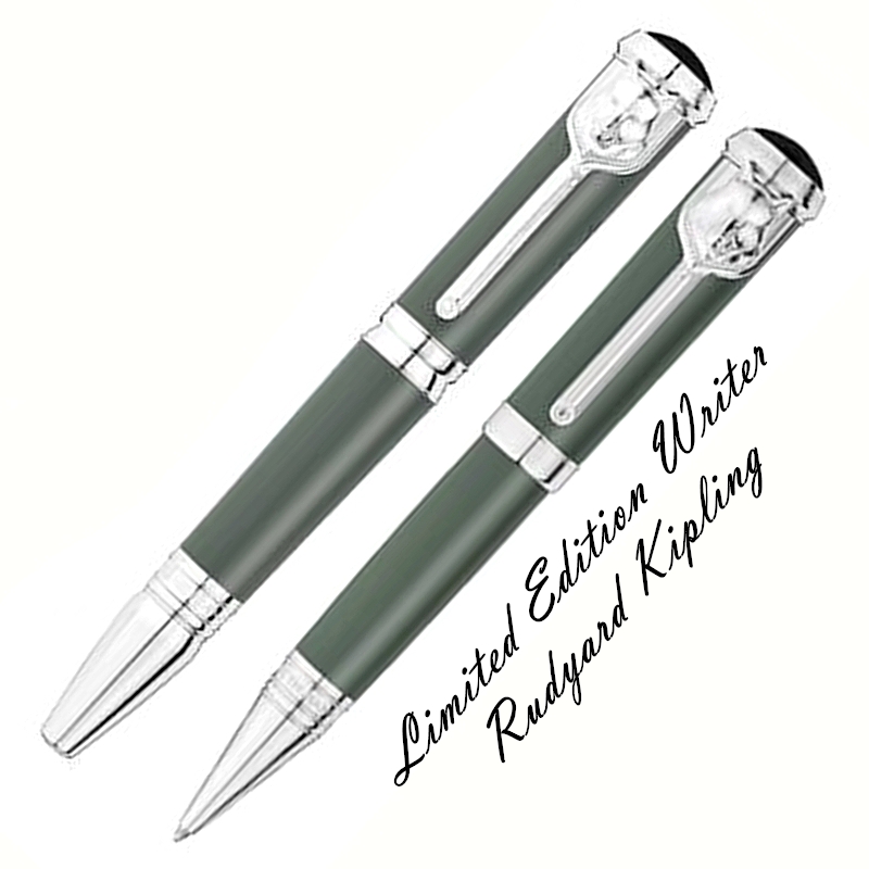

New Limited Writers Edition Rudyard Kipling RollerBall Pen Ballpoint Pen Unique Leopard Relief Design Writing Office Stationery With Serial Number, As picture shows