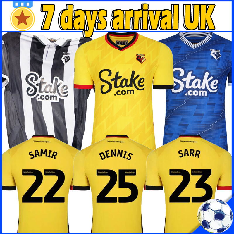 

2022 2023 Soccer Jerseys ETEBO KING DEENEY JOAO PEDRO SEMA LOUZA CHALOBAH GOSLING SARR CUCHO CLEVERLEY Jersey 22/23 Men Football Shirt, Wotefude 22-23 away patch