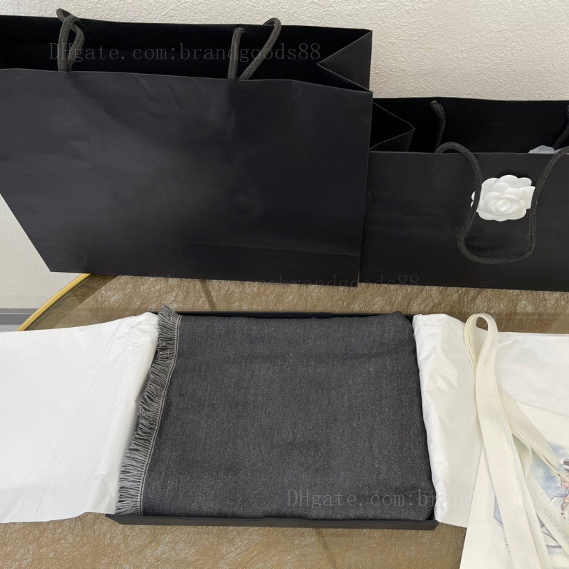 

High quality Cape Cashmere Designer Scarf shawl for women C brand large letter Fashion luxury Winter scarves scarfes classic warm Wholesale Big Size Grey Stole