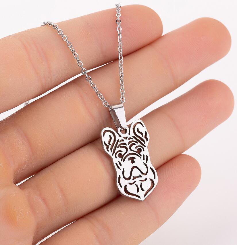 

Fashion Simple Stainless Steel Necklace Women's Hollow Animal Pendant Jewelry