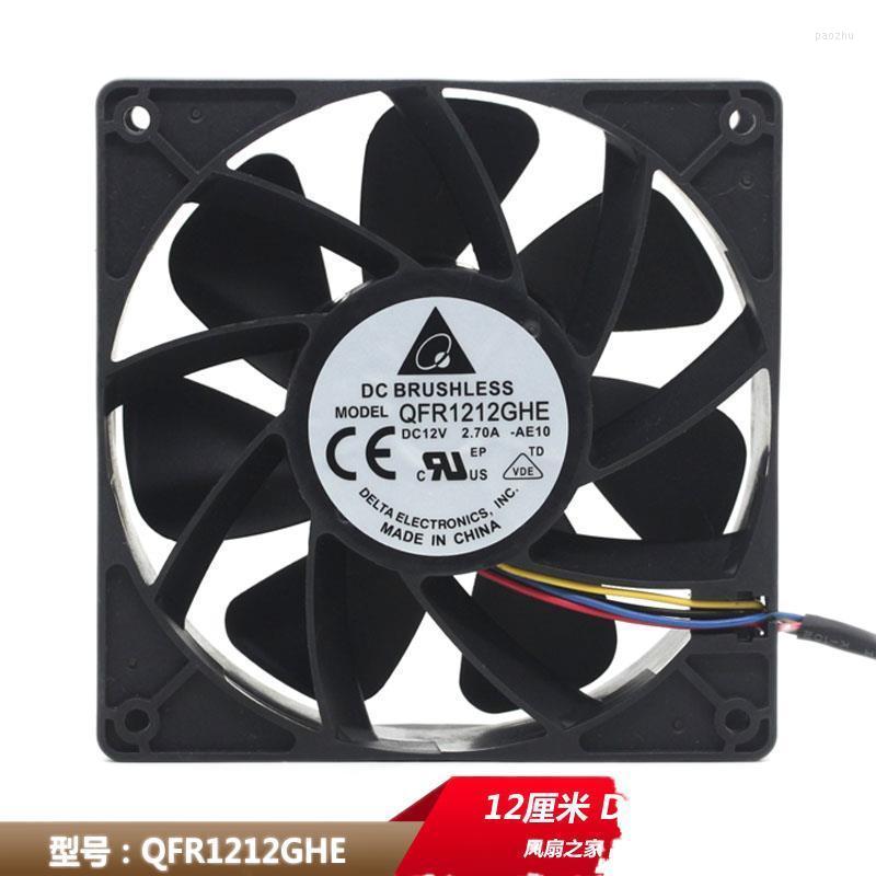 

Fans & Coolings Delta QFR1212GHE 2.7A Super Violent Large Air Cooling Fan Ant S7 S9 PWM Speed Regulation 120x120x38mm CoolerFans