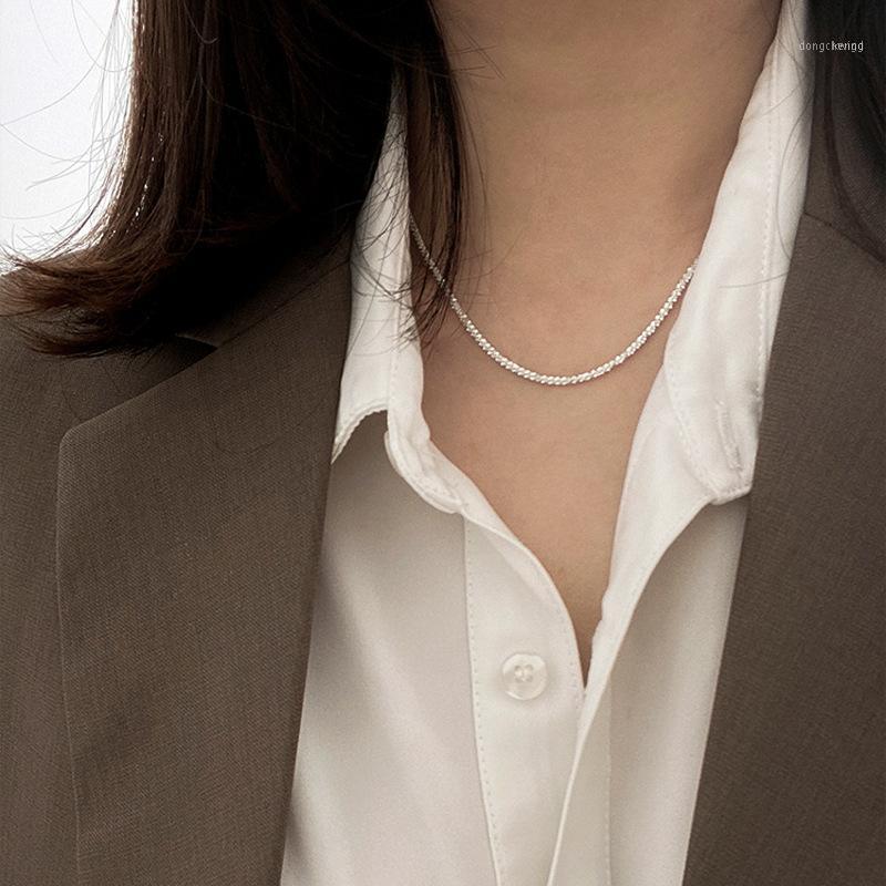 

Chains Classic Shiny Starry Choker Necklace For Women Anniversary Bride Wedding Clavicle Chain Gift Bijoux Femme Jewelry 2022